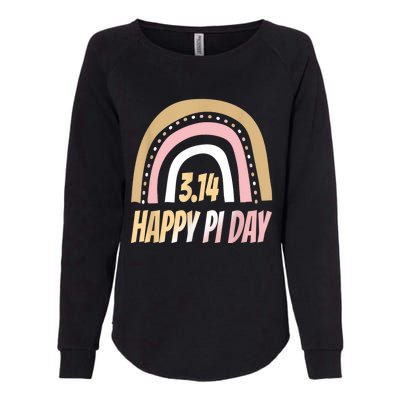 Happy Pi Day Mathematic Math Teacher Rainbow Pi Day Clothing Womens California Wash Sweatshirt