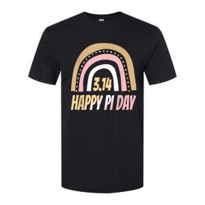 Happy Pi Day Mathematic Math Teacher Rainbow Pi Day Clothing Softstyle CVC T-Shirt