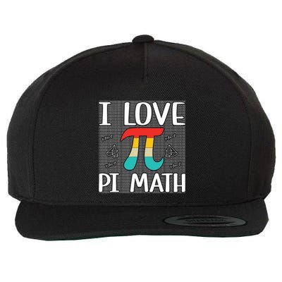 Happy Pi Day Funny Symbol Ratio I Love Math Student Teacher Gift Wool Snapback Cap