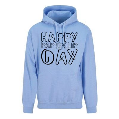 Happy Paperclip Day 29th May Paperclip Day Outfit Gift Unisex Surf Hoodie