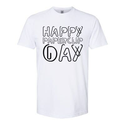 Happy Paperclip Day 29th May Paperclip Day Outfit Gift Softstyle CVC T-Shirt