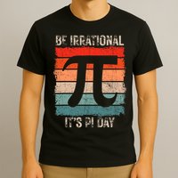 Happy Pi Day Be Irrational Funny Math Lover Teachers Pi Day T-Shirt