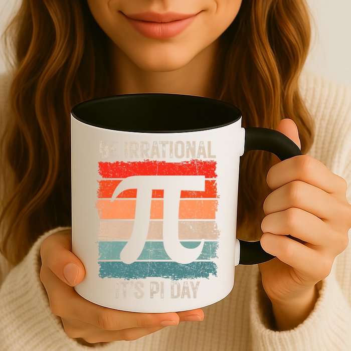 Happy Pi Day Be Irrational Funny Math Lover Teachers Pi Day Mug