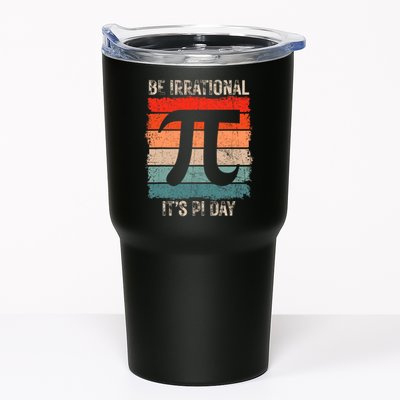Happy Pi Day Be Irrational Funny Math Lover Teachers Pi Day Tumbler