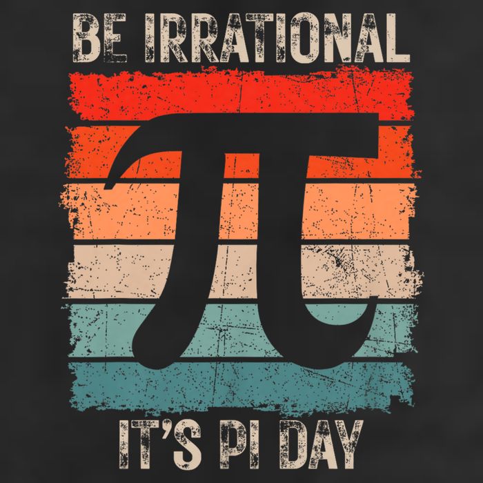 Happy Pi Day Be Irrational Funny Math Lover Teachers Pi Day 25L Jumbo Tote