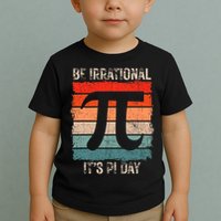 Happy Pi Day Be Irrational Funny Math Lover Teachers Pi Day Toddler T-Shirt