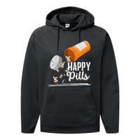 Happy Pills Dog Lover Chihuahua Dog Owner Ideas Performance Fleece Hoodie