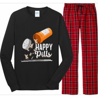 Happy Pills Dog Lover Chihuahua Dog Owner Ideas Long Sleeve Pajama Set