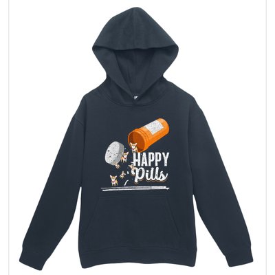 Happy Pills Dog Lover Chihuahua Dog Owner Ideas Urban Pullover Hoodie