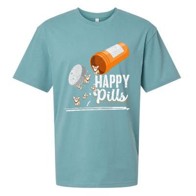 Happy Pills Dog Lover Chihuahua Dog Owner Ideas Sueded Cloud Jersey T-Shirt