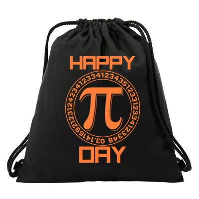 Happi Pi Day Boy & Girl Shirt _ Cute Math Pi Teachers Gift Drawstring Bag