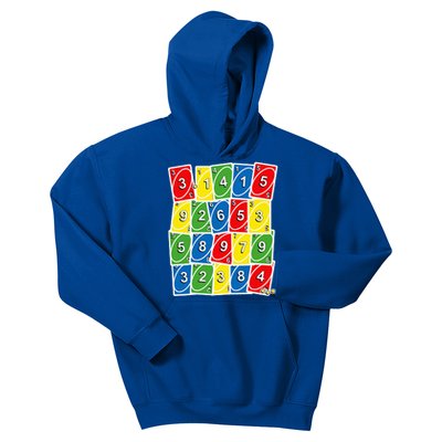 Happy PI Day, 314, 3.14 Retro Math Card Game Gifts Kids Hoodie