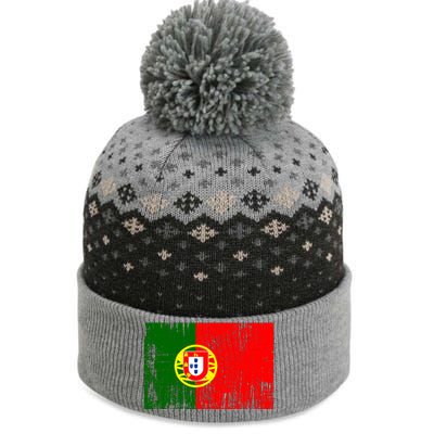 Happy Portugal Day Distressed Portugal Flag The Baniff Cuffed Pom Beanie