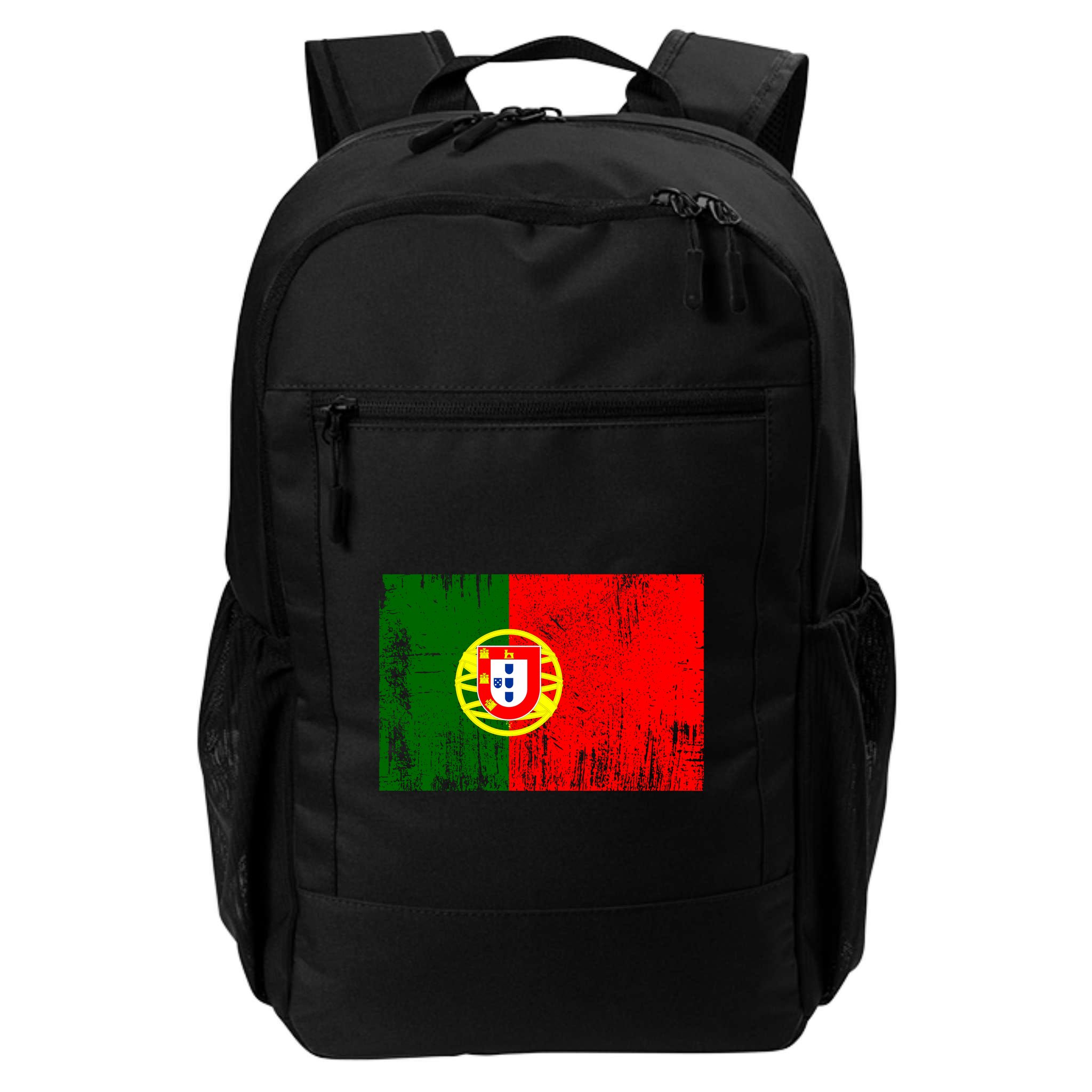 Happy Portugal Day Distressed Portugal Flag Backpack