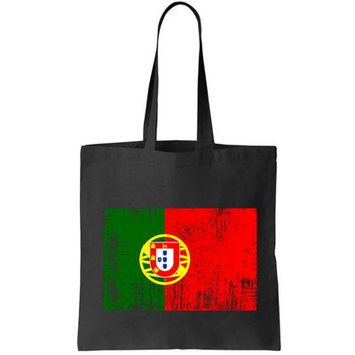 Happy Portugal Day Distressed Portugal Flag Bag