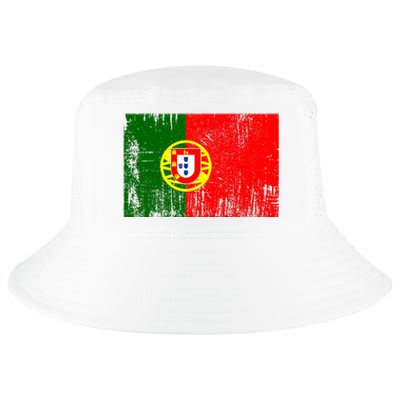 Happy Portugal Day Distressed Portugal Flag Cool Comfort Performance Bucket Hat