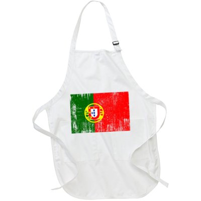 Happy Portugal Day Distressed Portugal Flag Apron