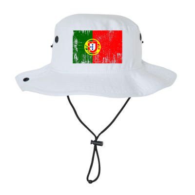 Happy Portugal Day Distressed Portugal Flag Legacy Cool Fit Booney Bucket Hat