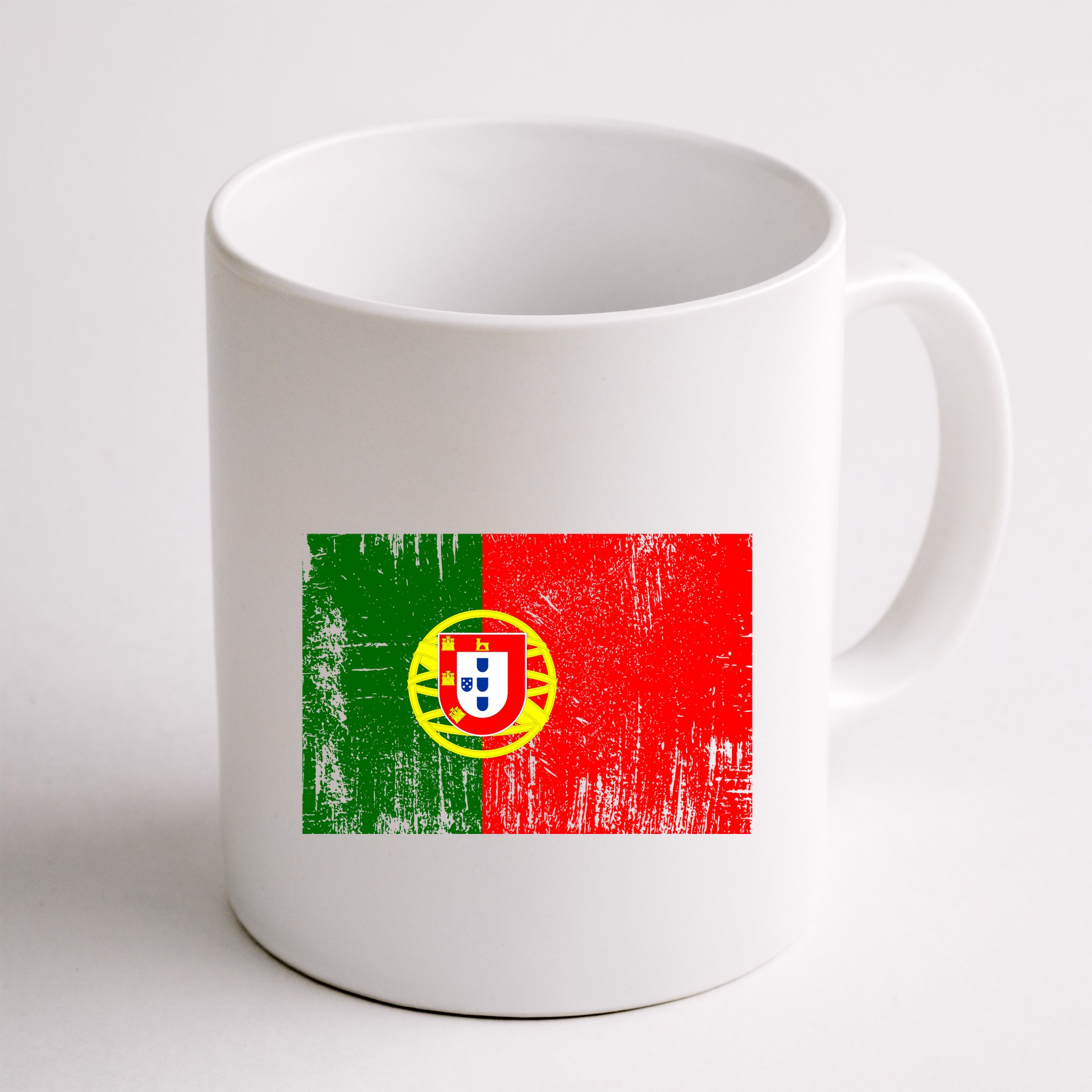 Happy Portugal Day Distressed Portugal Flag Mug