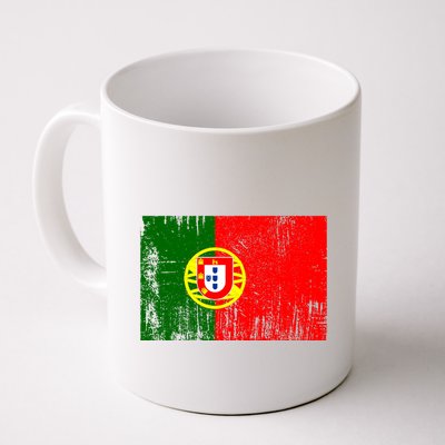 Happy Portugal Day Distressed Portugal Flag Mug