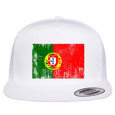 Happy Portugal Day Distressed Portugal Flag Flatbill Hat