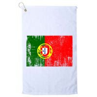 Happy Portugal Day Distressed Portugal Flag Golf Towel