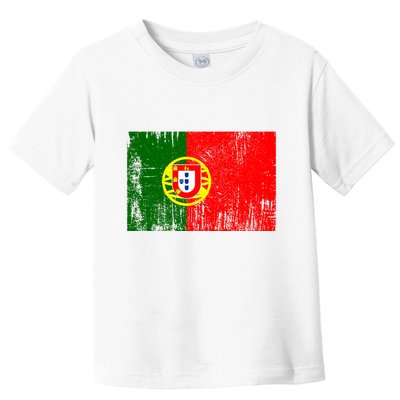 Happy Portugal Day Distressed Portugal Flag Toddler T-Shirt