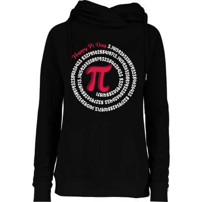 Happy Pi Day Womens Funnel Neck Pullover Hood