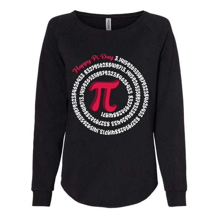 Happy Pi Day Womens California Wash Sweatshirt