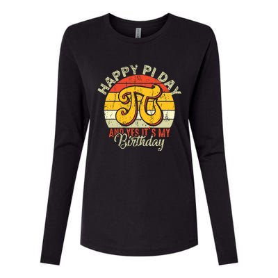 Happy Pi Day Womens Cotton Relaxed Long Sleeve T-Shirt