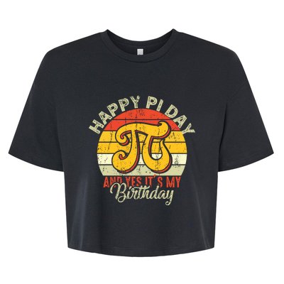 Happy Pi Day Bella+Canvas Jersey Crop Tee