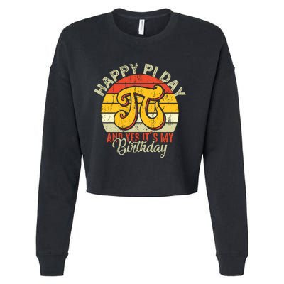 Happy Pi Day Cropped Pullover Crew