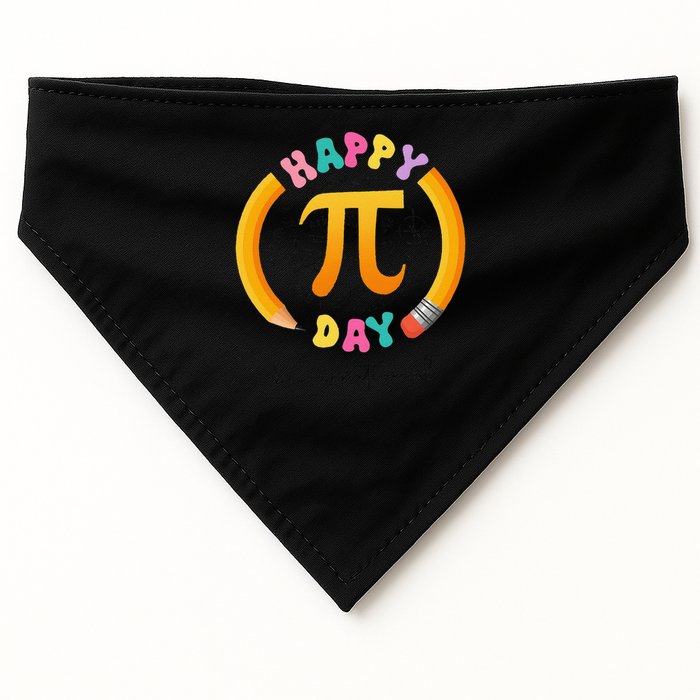 Happy Pi Day Pi Menu Funny Math Pi Day USA-Made Doggie Bandana