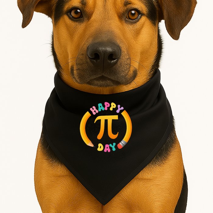 Happy Pi Day Pi Menu Funny Math Pi Day USA-Made Doggie Bandana