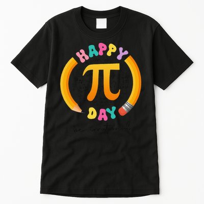 Happy Pi Day Pi Menu Funny Math Pi Day Tall T-Shirt