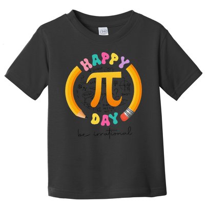 Happy Pi Day Pi Menu Funny Math Pi Day Toddler T-Shirt