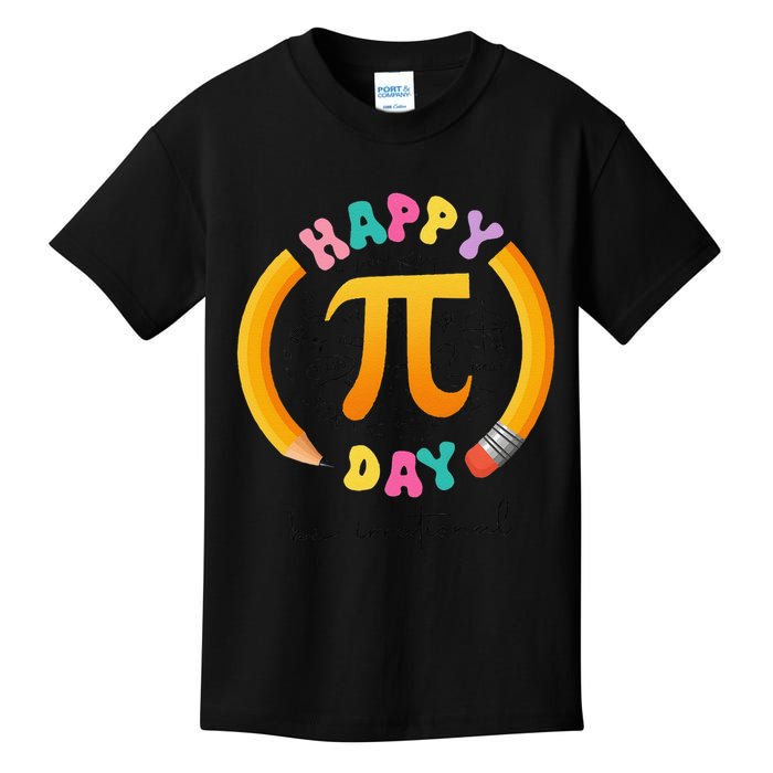 Happy Pi Day Pi Menu Funny Math Pi Day Kids T-Shirt