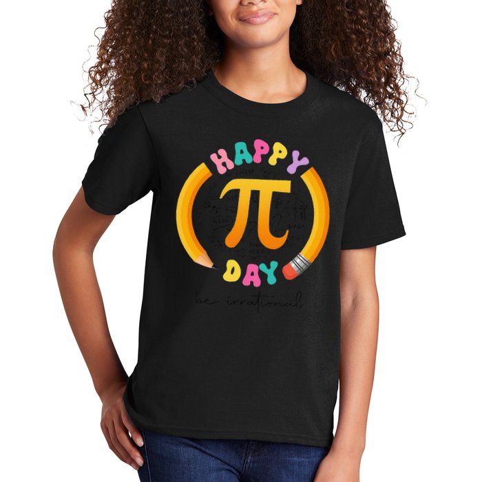 Happy Pi Day Pi Menu Funny Math Pi Day Kids T-Shirt