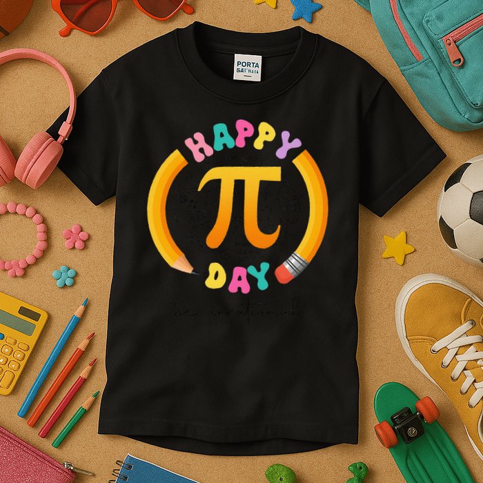 Happy Pi Day Pi Menu Funny Math Pi Day Kids T-Shirt