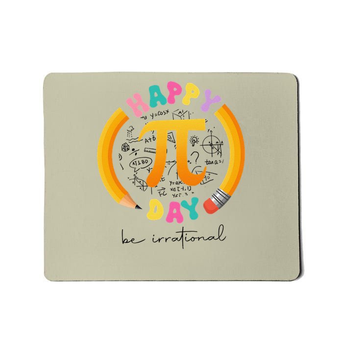 Happy Pi Day Pi Menu Funny Math Pi Day Mousepad