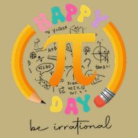 Happy Pi Day Pi Menu Funny Math Pi Day Mousepad