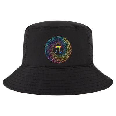Happy Pi Day Funny Pi Day Spiral Pi Math Tie Dye 3.14 Cool Comfort Performance Bucket Hat