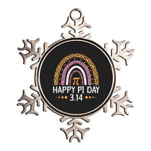 Happy Pi Day Metallic Star Ornament