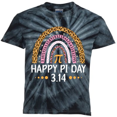 Happy Pi Day Kids Tie-Dye T-Shirt