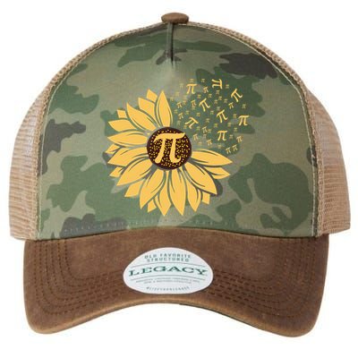 Happy Pi Day Sunflower Lovers Legacy Tie Dye Trucker Hat