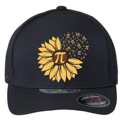 Happy Pi Day Sunflower Lovers Flexfit Unipanel Trucker Cap