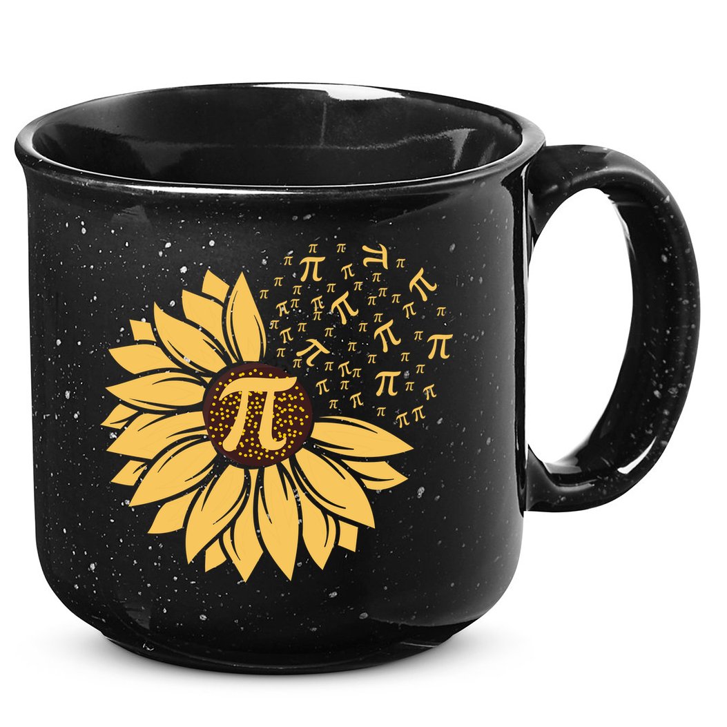 Happy Pi Day Sunflower Lovers 15oz Campfire Ceramic Mug