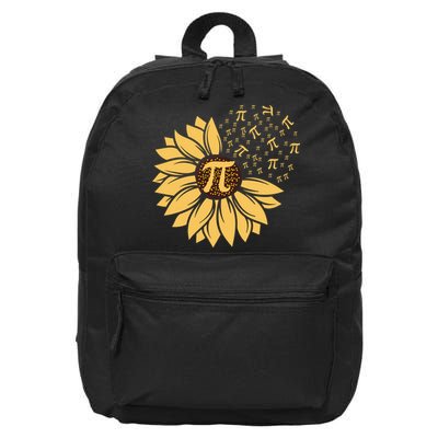 Happy Pi Day Sunflower Lovers 16 in Basic Backpack