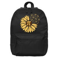 Happy Pi Day Sunflower Lovers 16 in Basic Backpack