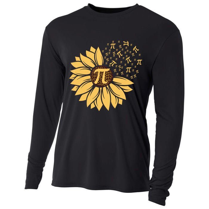 Happy Pi Day Sunflower Lovers Cooling Performance Long Sleeve Crew